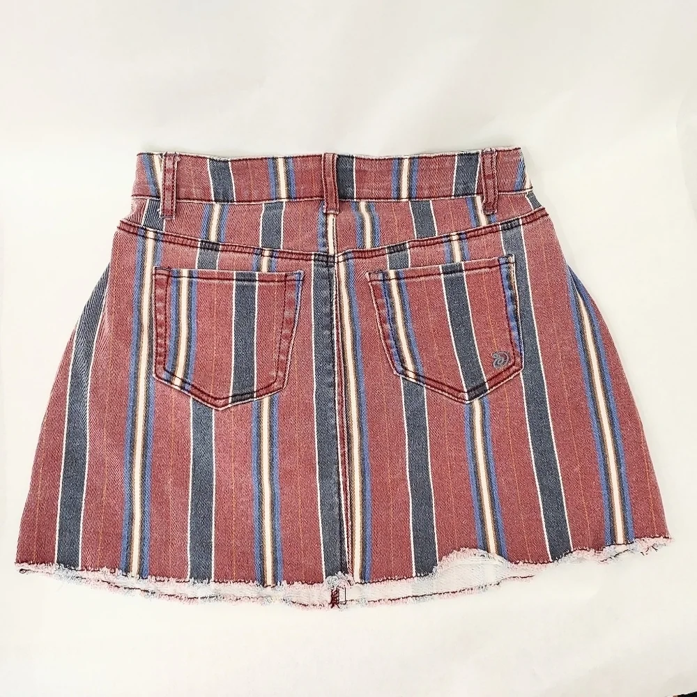 Indigo Rein striped denim skirt size 3